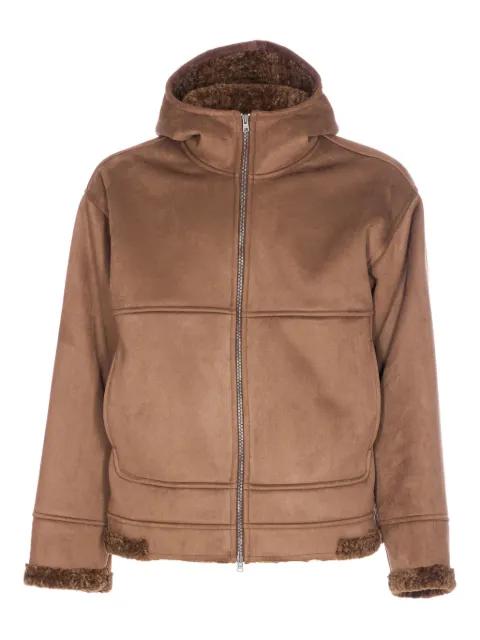 welt-pocket hoodied jacket by HERNO