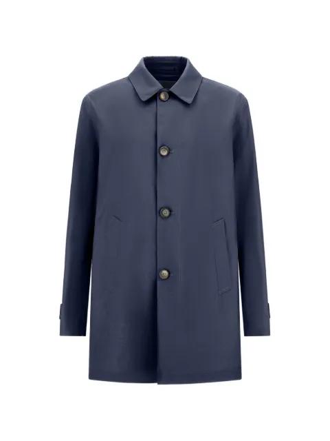 welt-pocket raincoat by HERNO