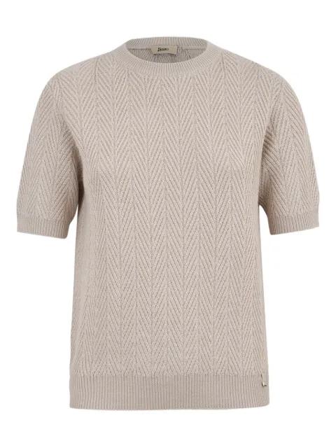 wool knitted T-shirt by HERNO