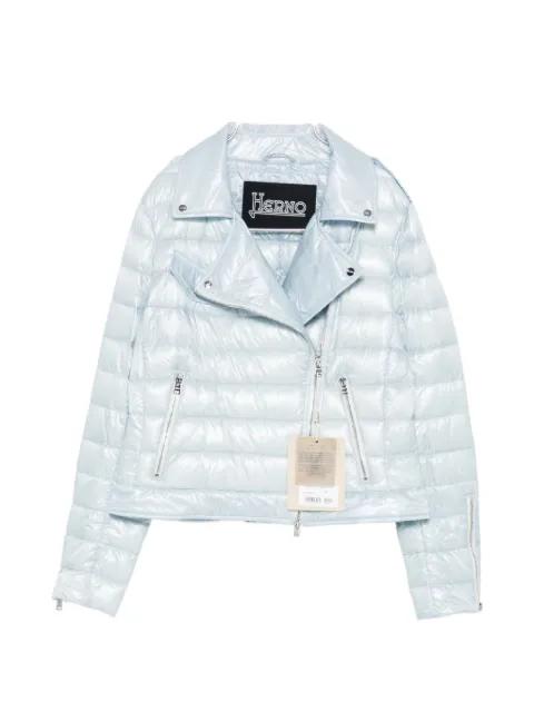 zip-fastening padded jacket by HERNO