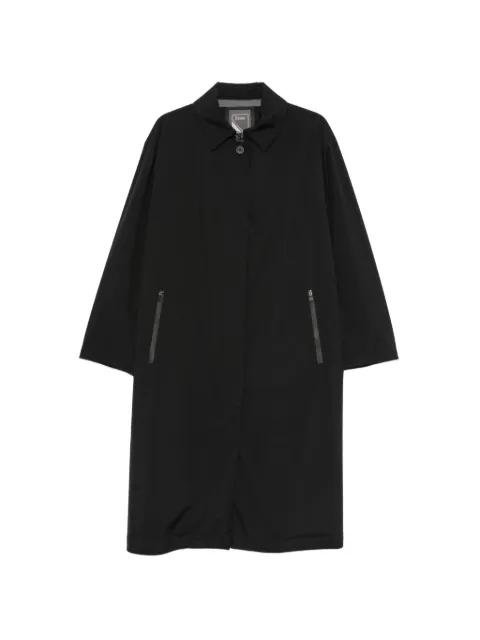 zip-pocket coat by HERNO