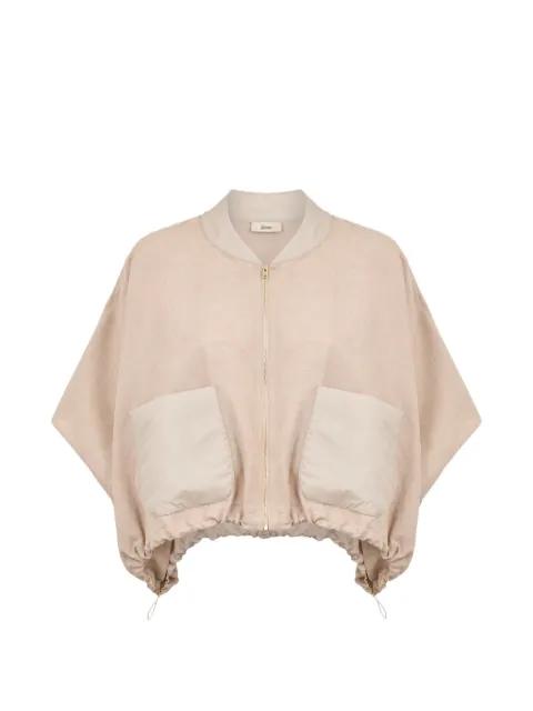 zip pocket poncho by HERNO