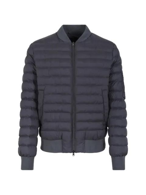 zip quilted jacket by HERNO