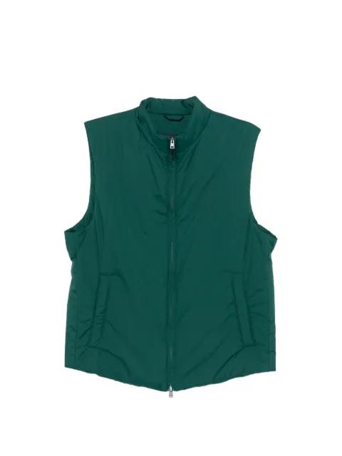 zip sleeveless gilet by HERNO