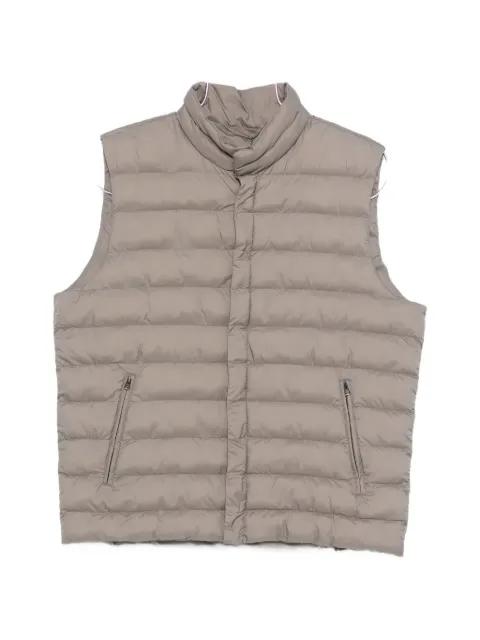 zip sleeveless jacket by HERNO