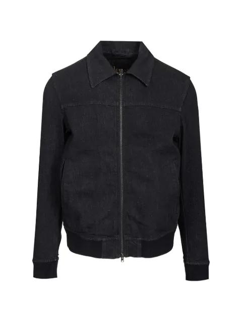 zip stretch denim jacket by HERNO