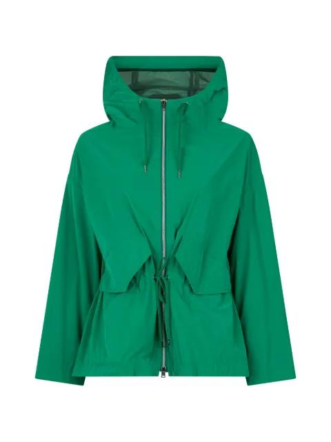 zip-up hoodied jacket by HERNO