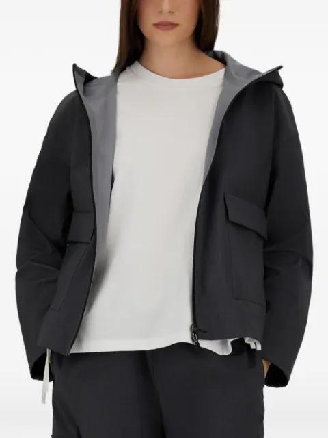 zip-up hoodied jacket by HERNO