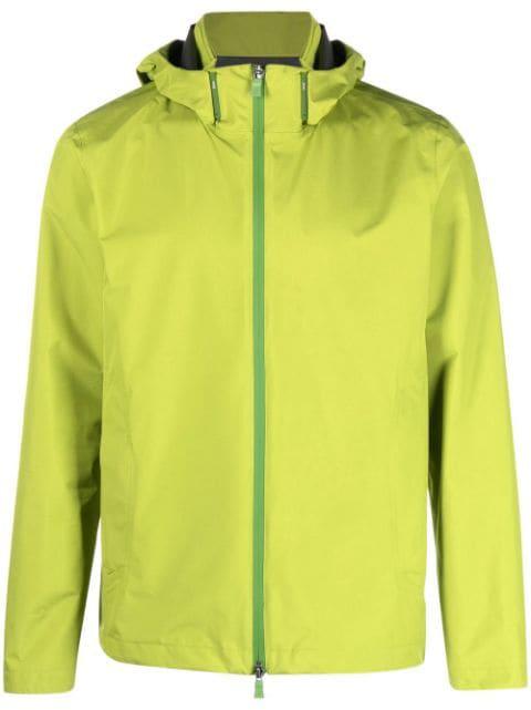 zip-up hoodied jacket by HERNO