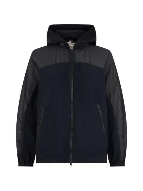 zip-up hoodied jacket by HERNO