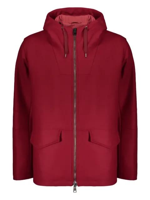 zip-up hoodied jacket by HERNO