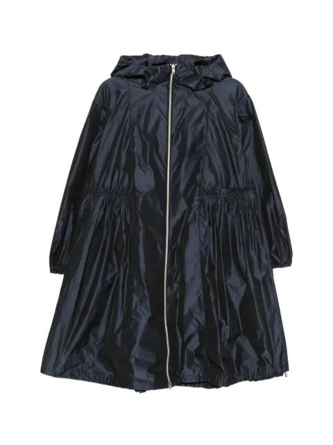 zip-up hoodied parka by HERNO