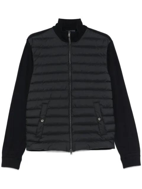 zip-up padded cardigan by HERNO