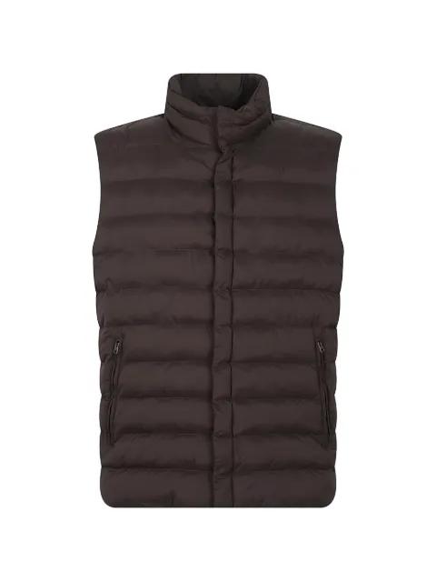 zip-up padded gilet by HERNO