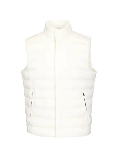 zip-up padded gilet by HERNO