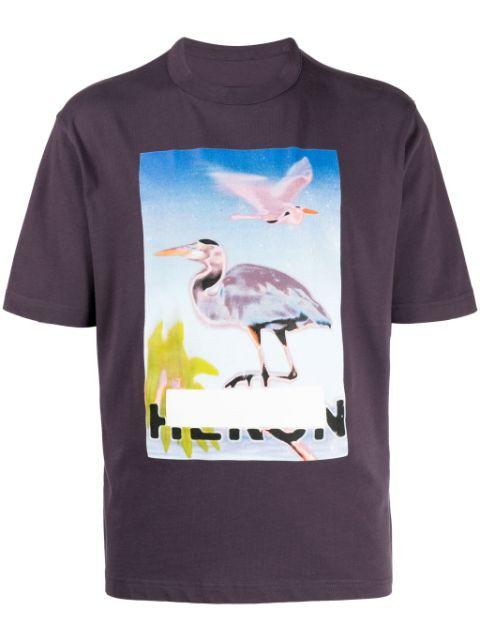 Censored Heron cotton T-shirt by HERON PRESTON