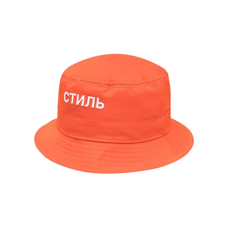 Heron Preston CTNMB Bucket Hat 'Orange/White' by HERON PRESTON Heron Preston CTNMB Bucket Hat 'Orange/White' by HERON PRESTON