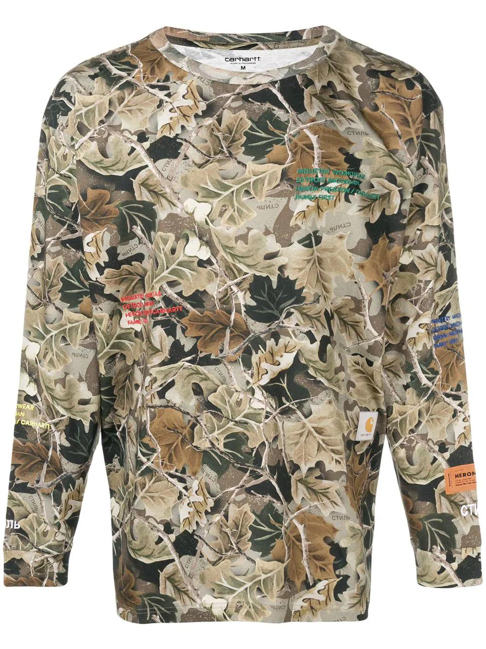 Heron Preston x Carhartt WIP leaf print top by HERON PRESTON