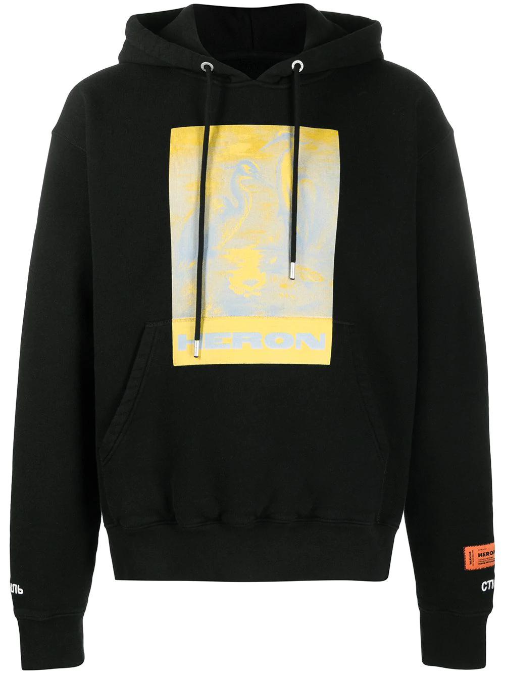 Litho organic cotton hoodie by HERON PRESTON