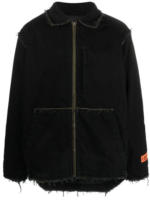 Rebuilt zip-up denim jacket by HERON PRESTON