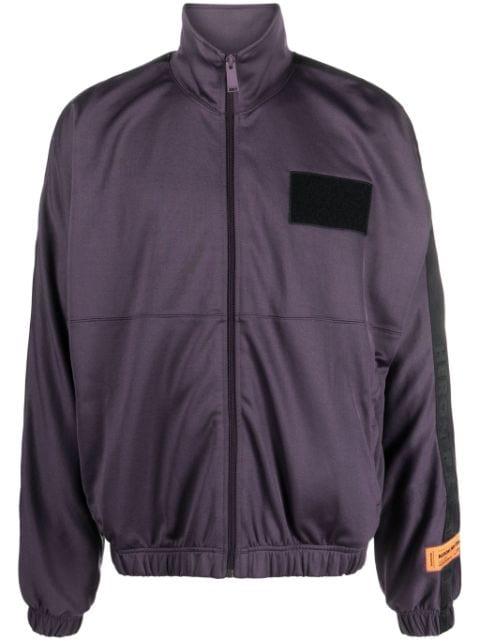 appliqué track jacket by HERON PRESTON