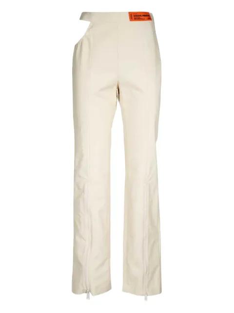cut-out cotton trousers by HERON PRESTON