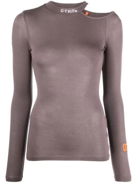 cut-out top by HERON PRESTON