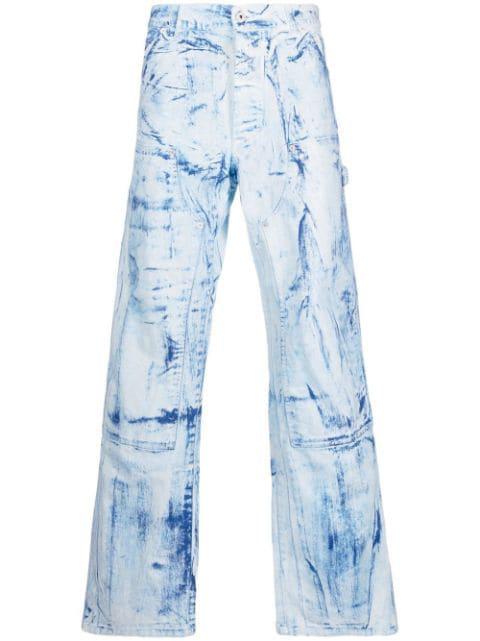 distressed-effect denim jeans by HERON PRESTON