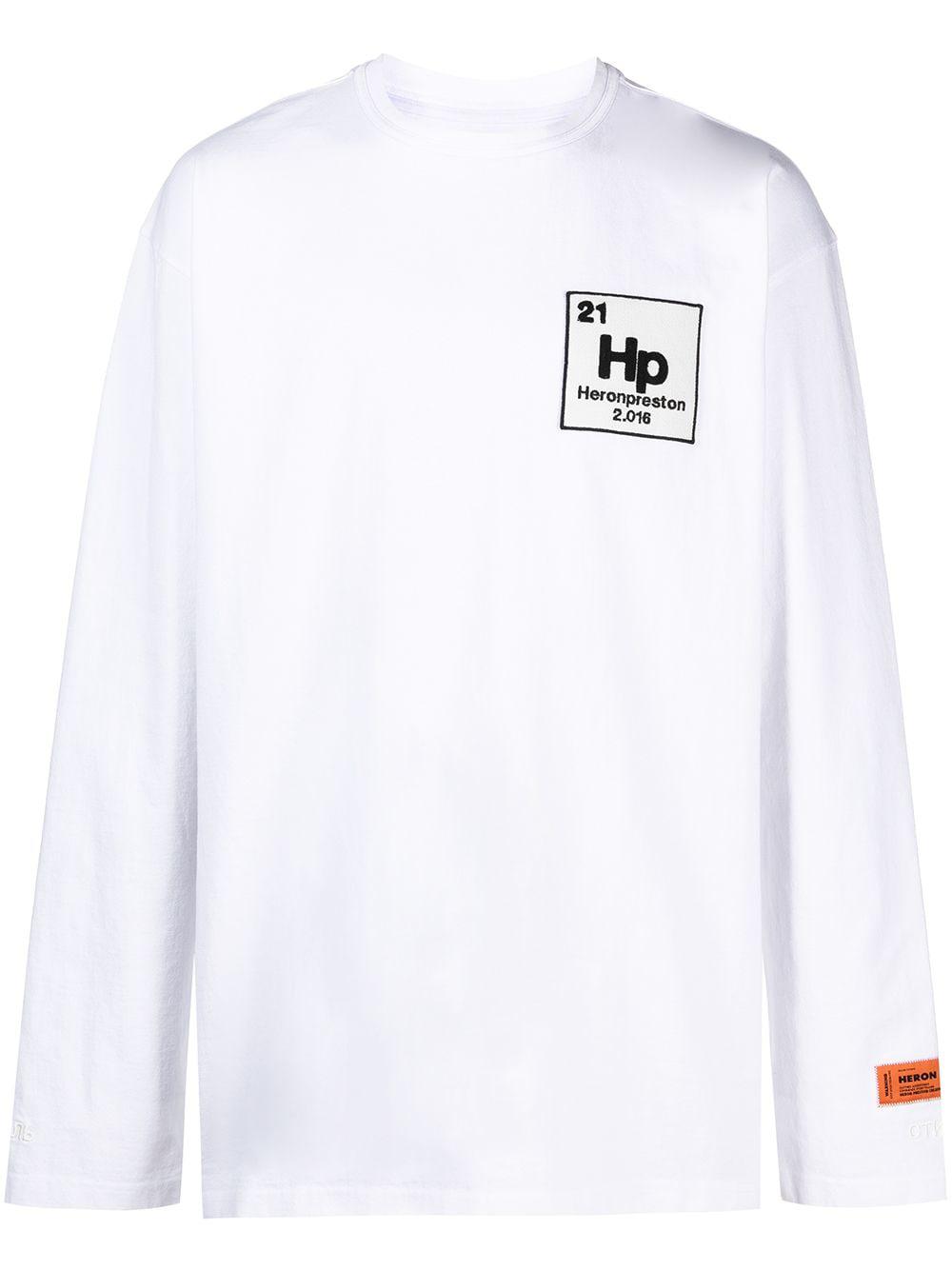 element logo-patch sweatshirt by HERON PRESTON
