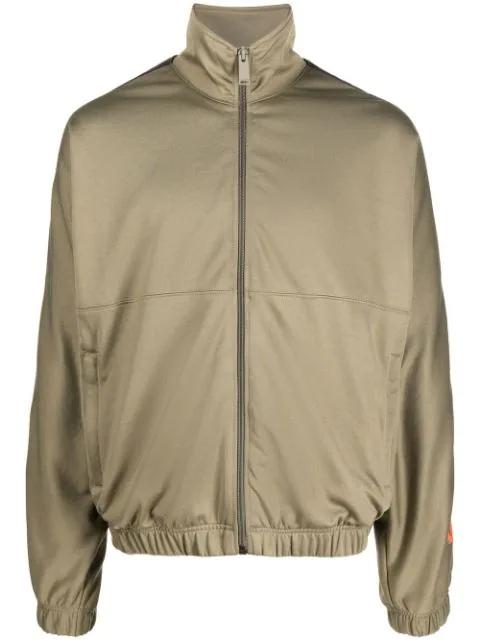 embroidered logo track top by HERON PRESTON