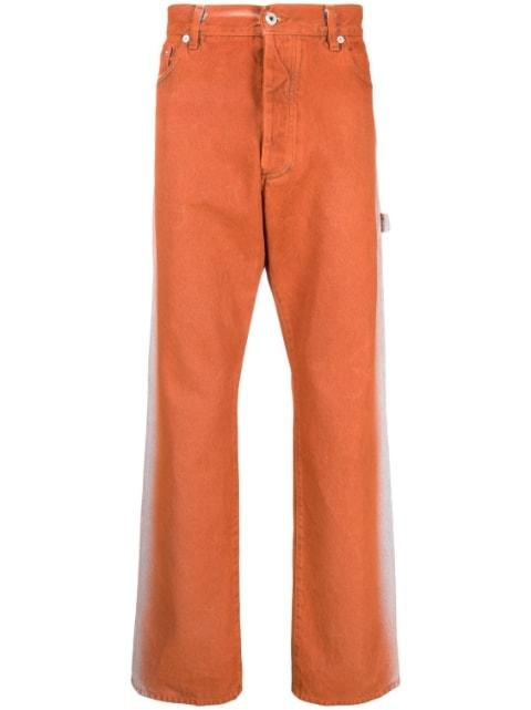 gradient-effect straight-leg jeans by HERON PRESTON
