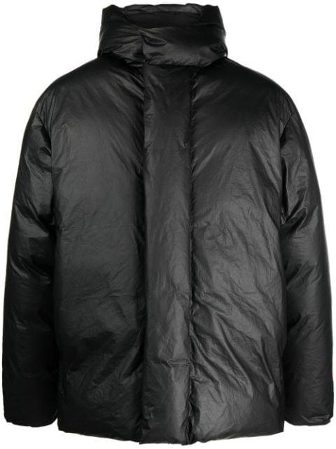 hoodied puffer jacket by HERON PRESTON