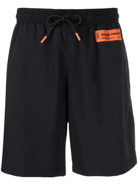 logo-patch drawstring swim shorts by HERON PRESTON