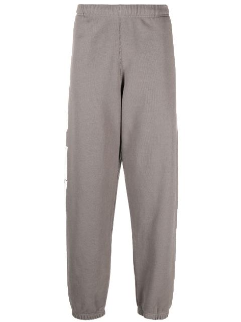 logo-print cotton track pants by HERON PRESTON