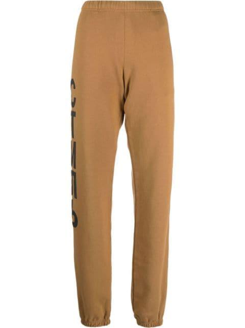 logo-print track pants by HERON PRESTON