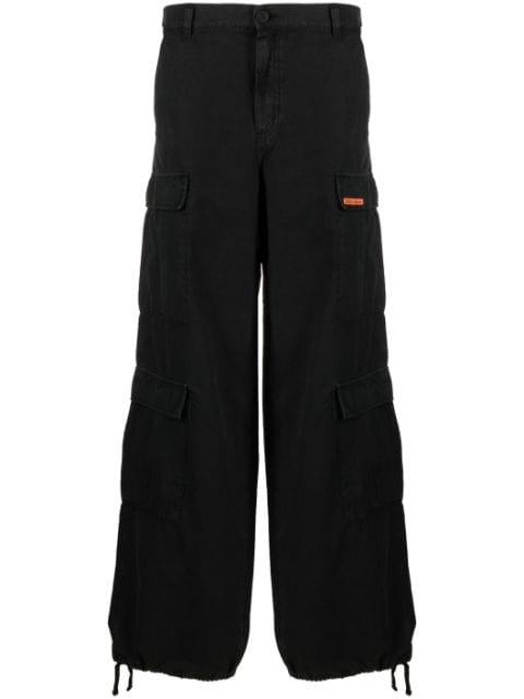 mid-rise cargo trousers by HERON PRESTON