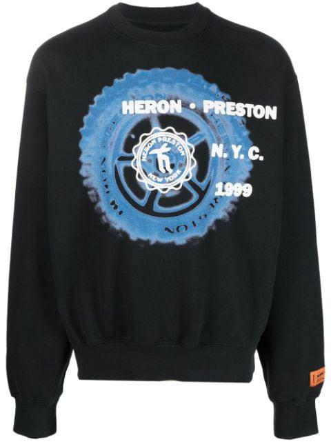 off road print sweatshirt by HERON PRESTON