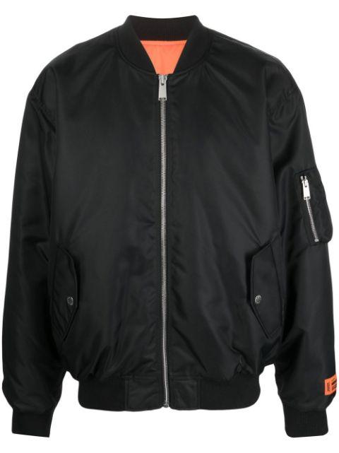 padlock-patch bomber jacket by HERON PRESTON