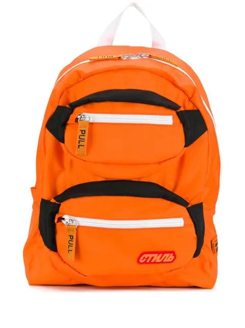 pocketed backpack by HERON PRESTON