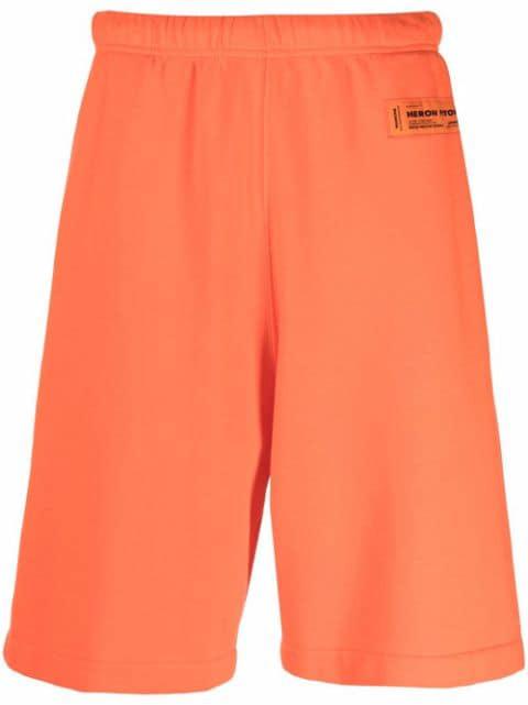recycled cotton track shorts by HERON PRESTON