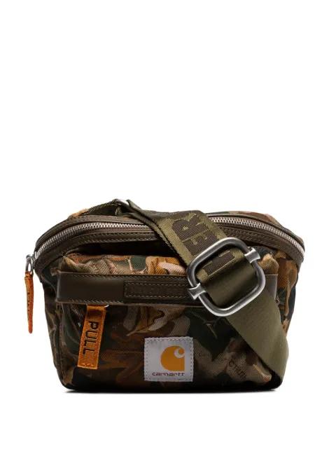 x Carhartt camouflage print cotton cross-body bag by HERON PRESTON
