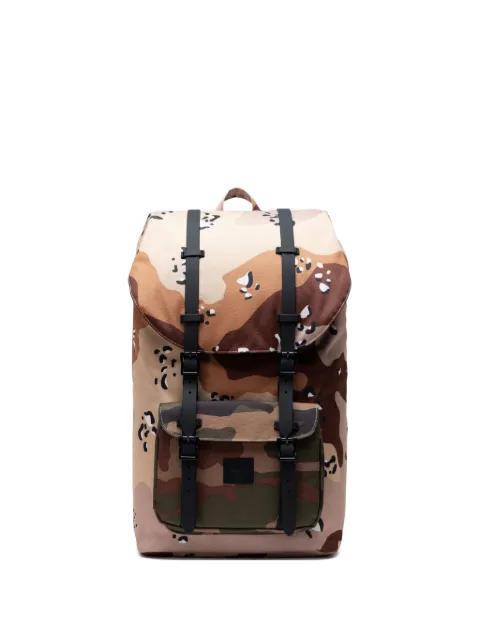 Little America camouflage buckle backpack by HERSCHEL SUPPLY CO.