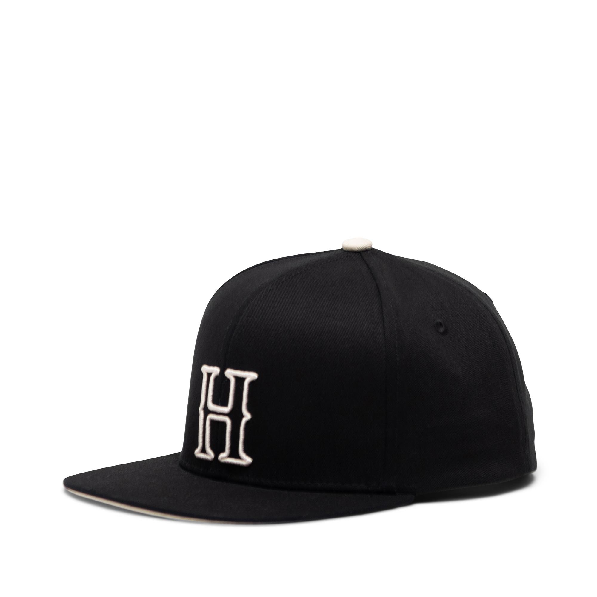 Whaler 6 Panel Blackletter Cap by HERSCHEL SUPPLY CO