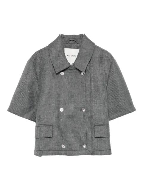 Earl double-breasted cropped jacket by HERSKIND