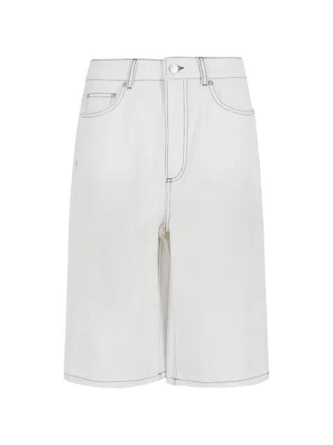 Emily contrast-stitch pocket shorts by HERSKIND