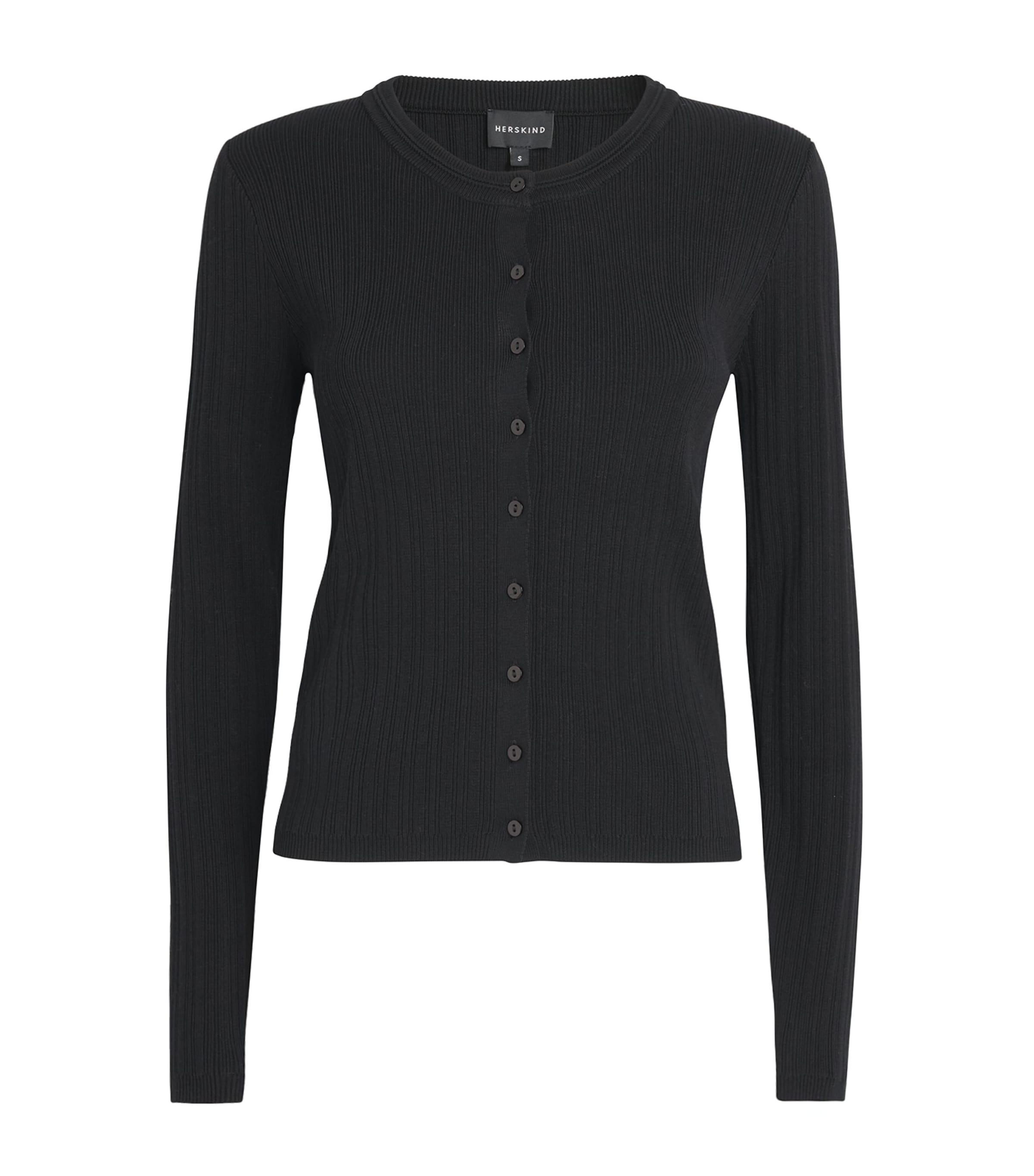 Herskind Rib-Knit Brooks Cardigan by HERSKIND