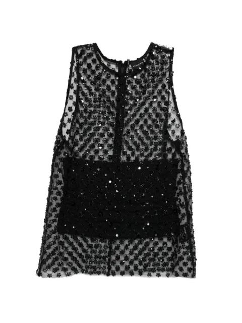 Jan sequin-embellished top by HERSKIND