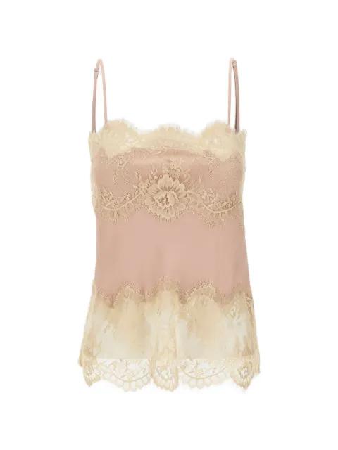 Linnea lace scalloped-hem top by HERSKIND