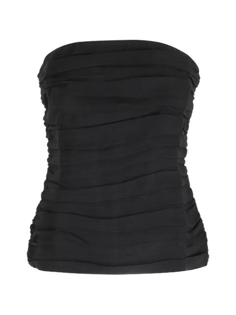 Ringo ruched strapless top by HERSKIND