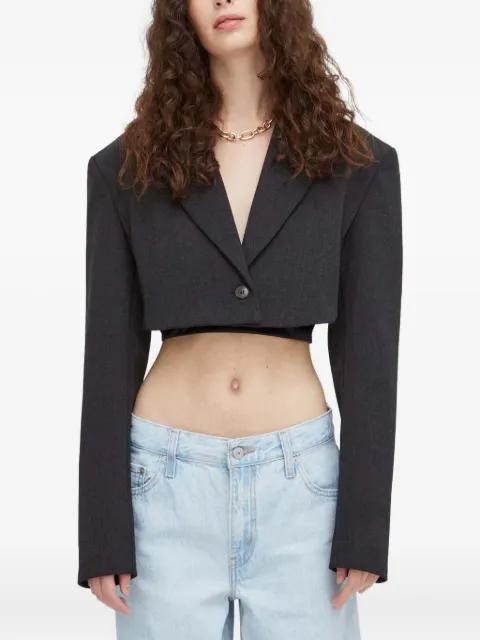 buttoned bolero top by HERSKIND